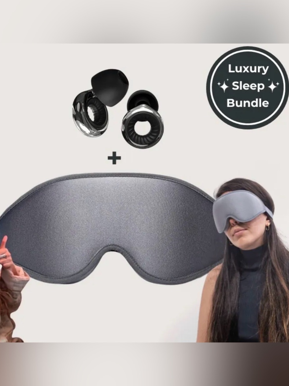FlyHugz Travel Eye Mask and Earplugs Set